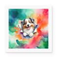 thumbnail image 1 of Funny Watercolor Adorable Miniature American Shepherd Peeking Through Torn Paper Effect Vinyl Sticker MAS Dog Lover Gifts Waterproof Decal Art Decor - 00026, 1 of 5