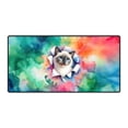 thumbnail image 1 of Funny Watercolor Adorable Siamese Peeking Through Torn Paper Effect Desk Mat Full Keyboard Mouse Pad Cat Lover Kitten Owner Gifts Large Mousepad - 00026, 1 of 5