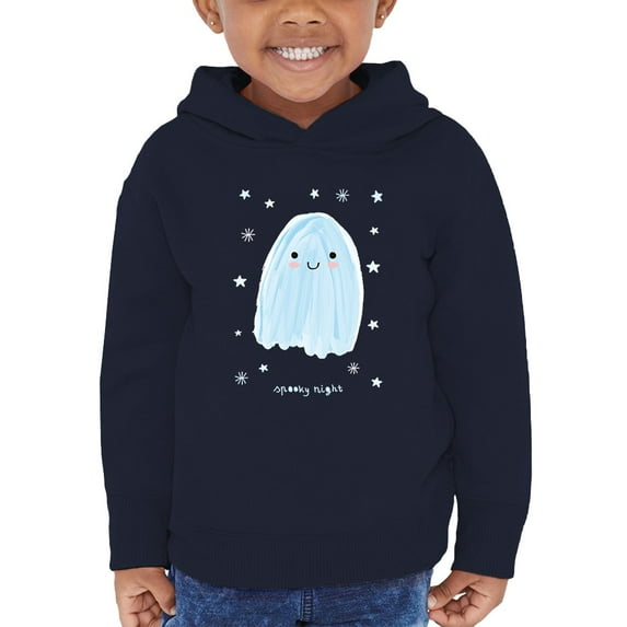 Funny Watercolor Ghost Hoodie Toddler -Image by Shutterstock, 4 Toddler