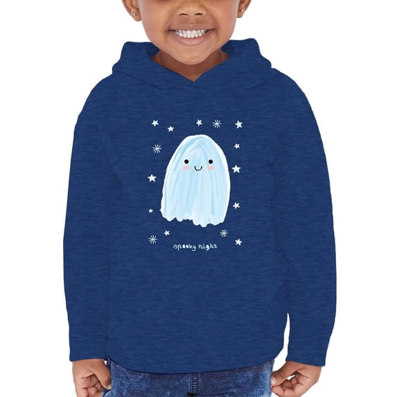 Funny Watercolor Ghost Hoodie Toddler -Image by Shutterstock, 5 Toddler
