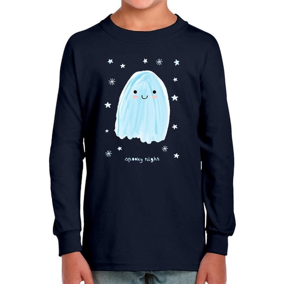 Funny Watercolor Ghost Long Sleeve Toddler -Image by Shutterstock, 2 Toddler