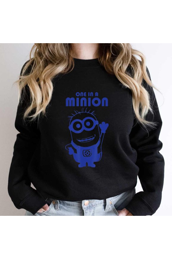 Funny Waving Blue Bob Cartoon Graphic Tee, Character SW17375 Unisex Sweatshirt, Up to Size 5XL