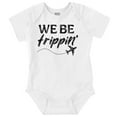 thumbnail image 1 of Funny We Be Trippin Airplane Travel Romper Boys or Girls Infant Baby Brisco Brands 6M, 1 of 1