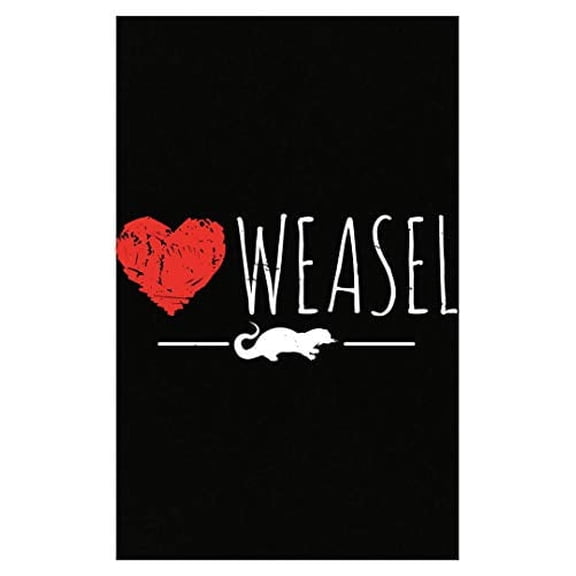 Funny Weasel Poster - 13x19 - Wall Art for Animal Lovers Gift