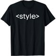 thumbnail image 1 of Funny Web Developer CSS HTML Coding Javascript Humor Program T-Shirt, 1 of 4