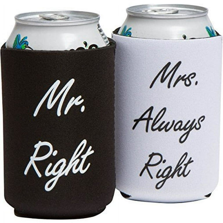 Funny Wedding Gifts - Mr. Right and Mrs. Always Right Novelty Can