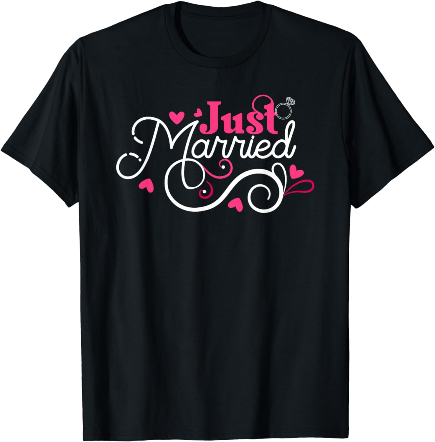 Funny Wedding Just Married Honeymoon Couple Trip Matching T-Shirt ...