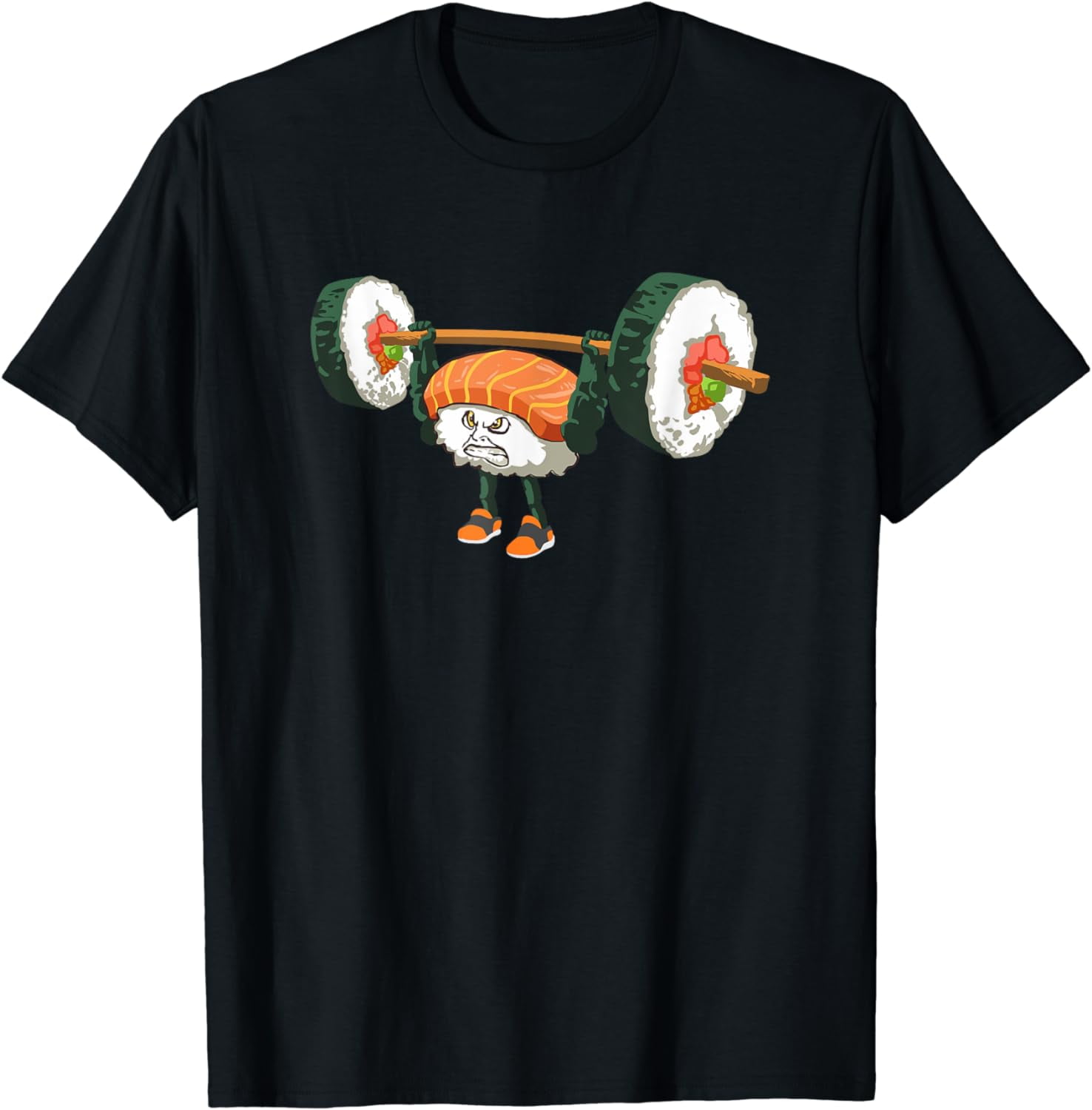 Funny Weightlifting Gift For A Sushi Loving Weightlifter TShirt
