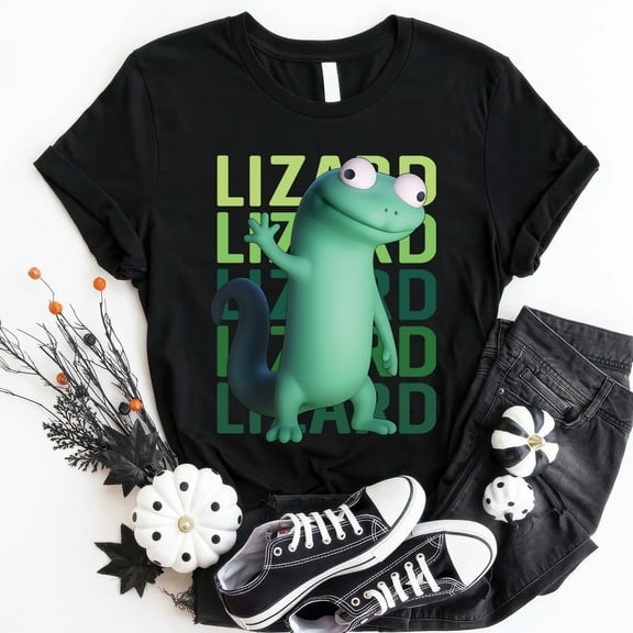 Funny Weirdcore Animal Women Men Lizard Lizard Lizard Meme T-Shirt