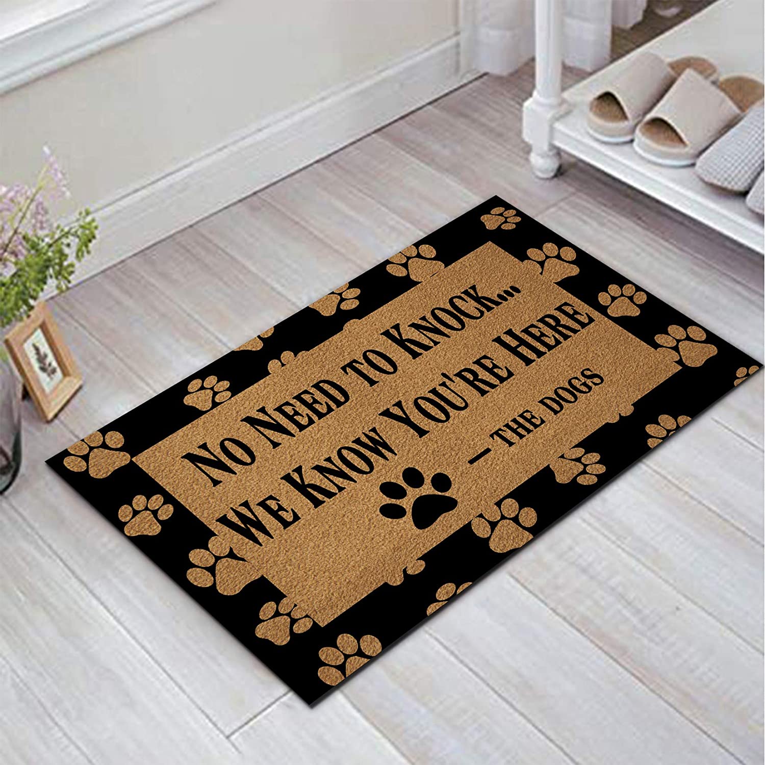 Funny Door Mats for Home Decor Gift Mats with AntiSlip Rubber