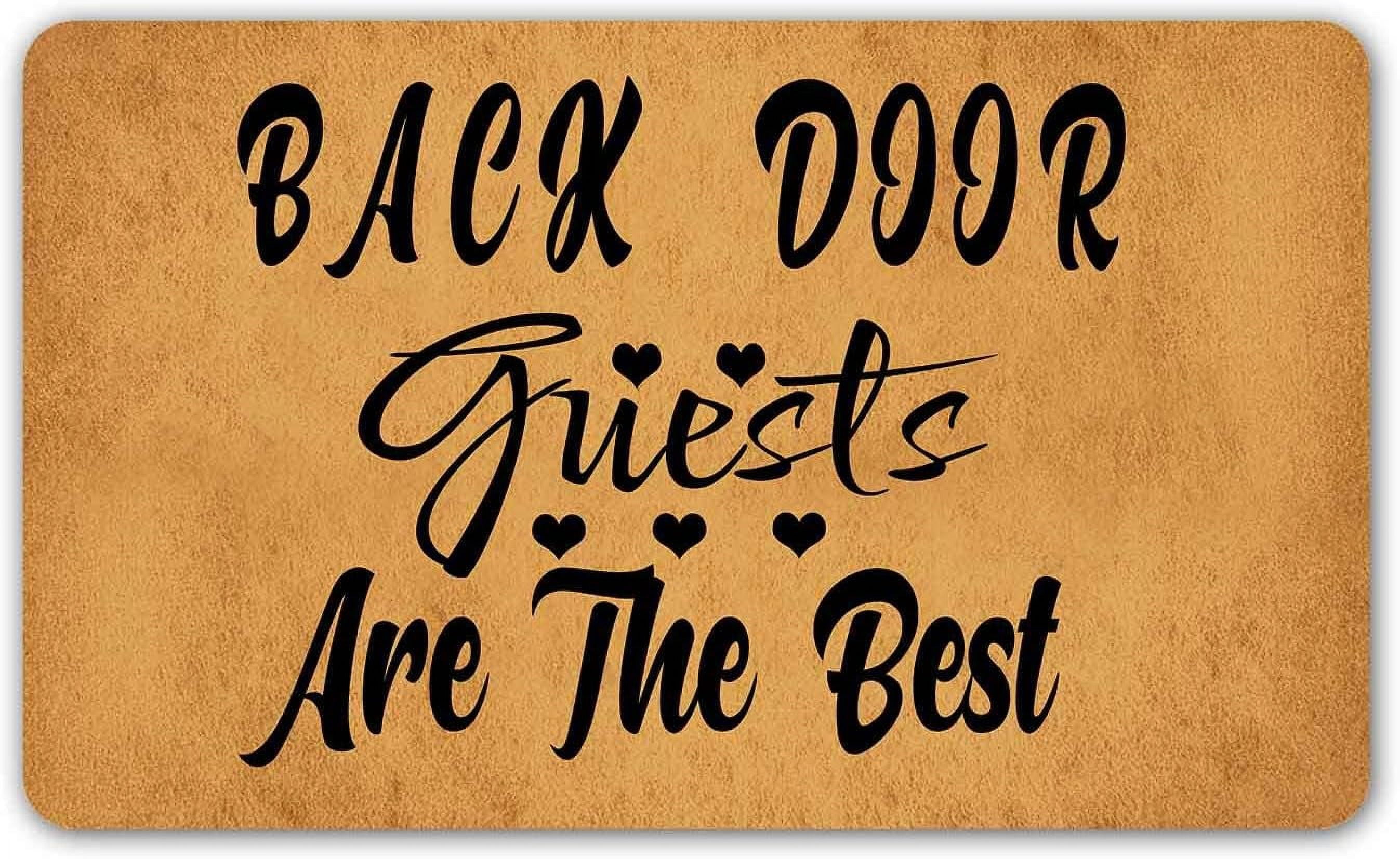 Funny Doormat Front Door Entry Rugs Mat with Rubber