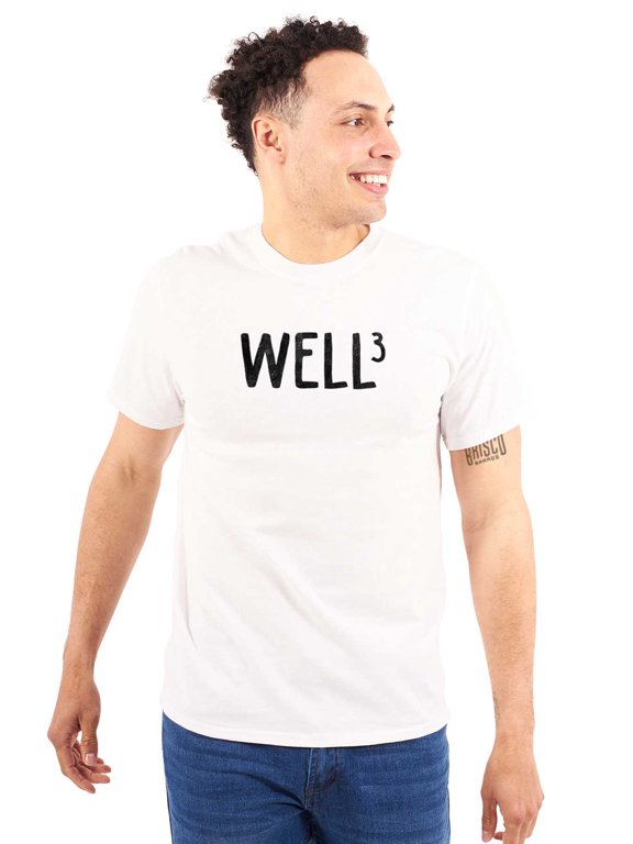 Funny Well Cubed Sarcastic Math Joke Plus Size Crewneck Graphic Tee Shirt Brisco Brands 3X