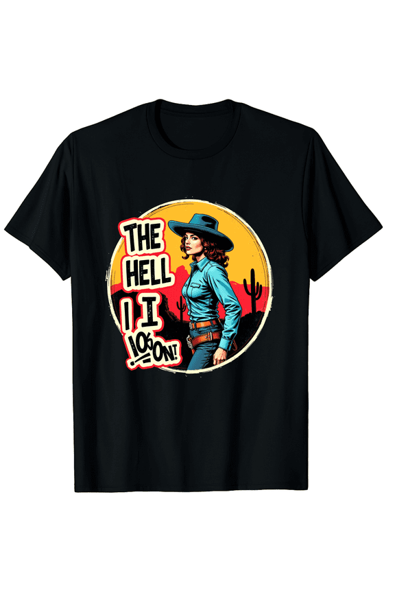 Funny Western Shirts Cowboy Take Me Away Vintage Country Summer Retro Graphic Black T-Shirt for Men and Women