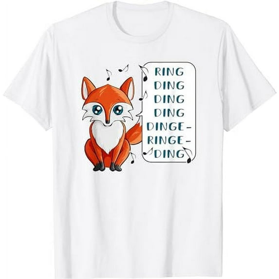 Funny What does the Fox say T-Shirt Fox Lover Tee Gift