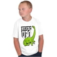 thumbnail image 1 of Funny Whats Up Cool Dinosaur Pun Crewneck T Shirts Boy Girl Teen Brisco Brands L, 1 of 6