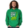 thumbnail image 1 of Funny Whats Up Cool Dinosaur Pun Hoodie Sweatshirt Women Men Brisco Brands S, 1 of 1