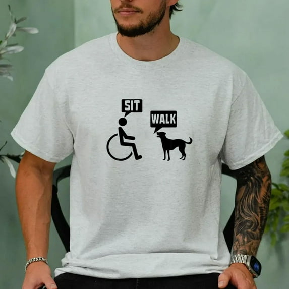 Funny Wheelchair Humor Joke For A Disability Unisex T-Shirt