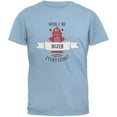 thumbnail image 1 of Funny When I Die Boxer Light Blue Adult T-Shirt - X-Large, 1 of 1