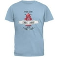 thumbnail image 1 of Funny When I Die Great Dane Light Blue Adult T-Shirt, 1 of 1