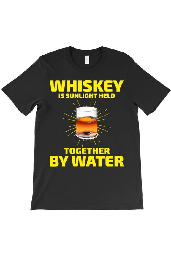 Funny Whiskey Alcohol Drinker Drinking Life Quote Graphic T-Shirt G0849, Up to 5XL