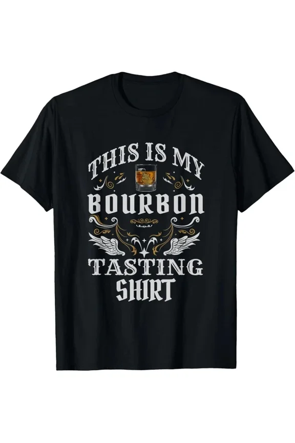 Funny Whiskey This Is My Bourbon Tasting Design T-Shirt Unisex S-5XL Hot Trending Shirt Birthday Gift