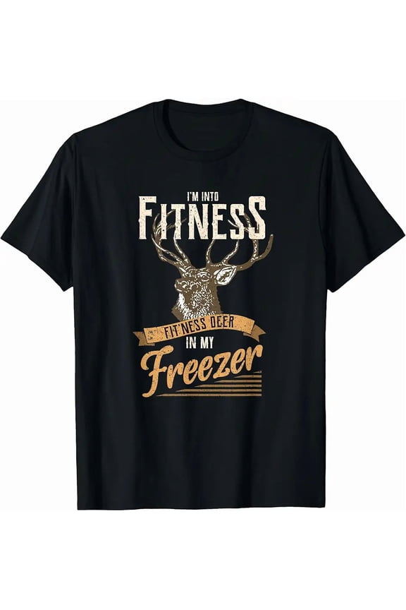 Funny Whitetail Buck Hunting Quote Men Graphic Short Sleeve Tee