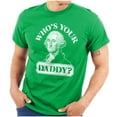 thumbnail image 1 of Funny Who's Your Daddy USA American Plus Size Crewneck Graphic Tee Shirt Brisco Brands 5X, 1 of 6