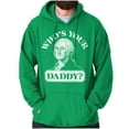 thumbnail image 1 of Funny Who's Your Daddy USA American Unisex Plus Fleece Graphic Hoodie Brisco Brands 4X, 1 of 6