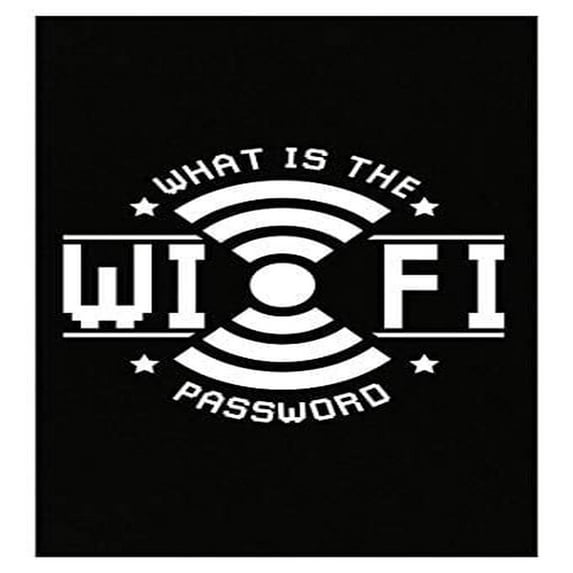 WiFi Password Poster - Wall Decor for Living Room Gift