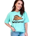 thumbnail image 1 of Funny Wild Boar T-Shirt, Cute Wild Boar Graphic Tee, Wild Bored Pun Shirt, Animal Lover Gift, Humorous Boar Cartoon T-Shirt, Unisex, Chalky Mint Comfort Colors T-Shirt, 3XL, 1 of 1