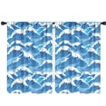 thumbnail image 1 of Funny Window Curtains for Kids Room - 42Wx63H Inch 2 Panels, Rod Pocket Colorful Cartoon Whale Patterns for Boys Bedroom Decor Preschool Classroom Curtains Playroom Living Room Window Drapes, 1 of 5
