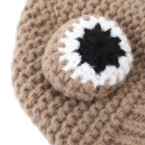 Funny Winter Dog Hat, Soft Polyester Knitted Cap For Cats Dogs, Easy To Clean