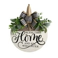 thumbnail image 1 of Funny Winter Door Sign -Welcome Wreath Sign for Front Door Decor - Farmhouse Wood Door Hanger for Outdoor Porch - 12inch, 1 of 7
