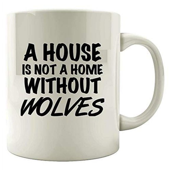 Timberwolf 11 oz Coffee Mug - Funny Wolves Design White Ceramic Gift