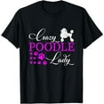 thumbnail image 1 of Funny Women Dog Owner Gift Pets Poodle T-Shirt, 1 of 3
