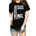thumbnail image 1 of Funny Women Jesus T-shirt God Shirt Cute Casual Short Sleeve Round Neck Plus Size T-shirt Top, 1 of 5