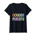 thumbnail image 1 of Funny Women's Cougar Puberty Menopause Perimenopause T-Shirt for Comfortable Everyday Wear, 1 of 5