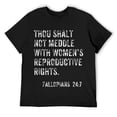 thumbnail image 1 of Funny Women's Rights Fallopian Feminist T-Shirt Black X-Large, 1 of 5