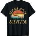 thumbnail image 1 of Funny Wooden Spoon Survivor Vintage Retro Humor T-Shirt, 1 of 3