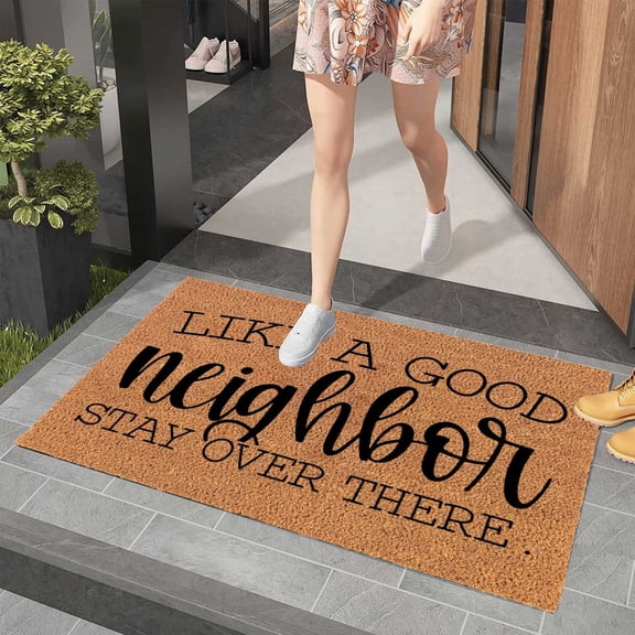 Funny Words Welcome Doormat Entryway Front Porch Rugs Anti Bottom Floor Indoor Outdoor Carpet For Farmhouse Patio Home Decor Polyester Carpet,E,Other