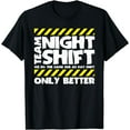 thumbnail image 1 of Funny Work Meme - Team Night Shift - Funny Factory Worker T-Shirt, 1 of 4