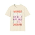 thumbnail image 1 of Funny Workout Really Like Chocolate Graphic Exercise Gym Rat, 1 of 7