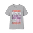 thumbnail image 1 of Funny Workout Really Like Chocolate Graphic Exercise Gym Rat, 1 of 7