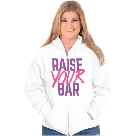 Funny Workout Weights Before Dates Zip Hoodie Sweatshirt Women Brisco Brands X