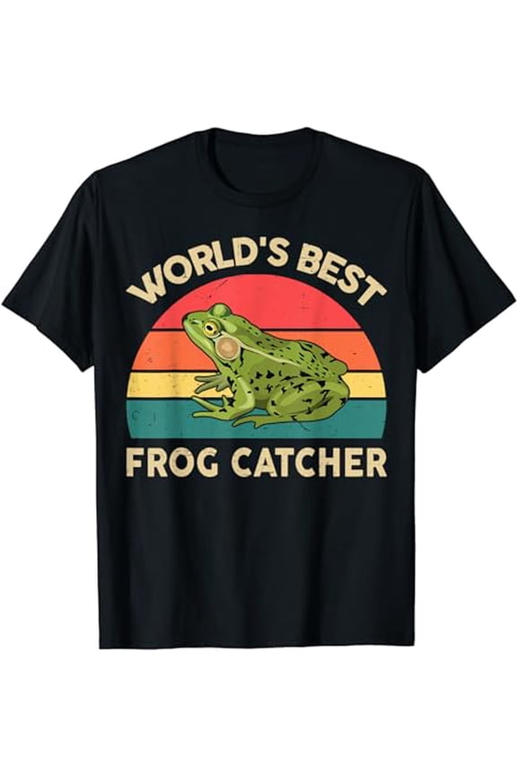 Funny Worlds Best Frog Catcher T Shirt Frog Hunter Boy Kids T-Shirt