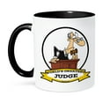 thumbnail image 1 of 3dRose, Funny Worlds Greatest Judge Occupation Job Cartoon, 11oz Two-Tone Black Mug, 1 of 7