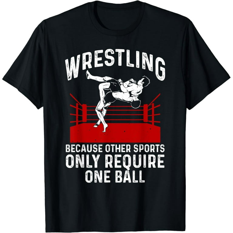 Funny Wrestling Design For Kids Men Women Wrestle Athletes T-Shirt