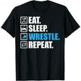 thumbnail image 1 of Funny Wrestling Designs For Men Women Wrestle Athlete Fans T-Shirt, 1 of 4