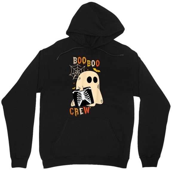 Funny X-Ray Tech Boo Crew Graphic Halloween Medical Imaging Radiology Humor M6907 Unisex Hoodie, Up to Size 5XL