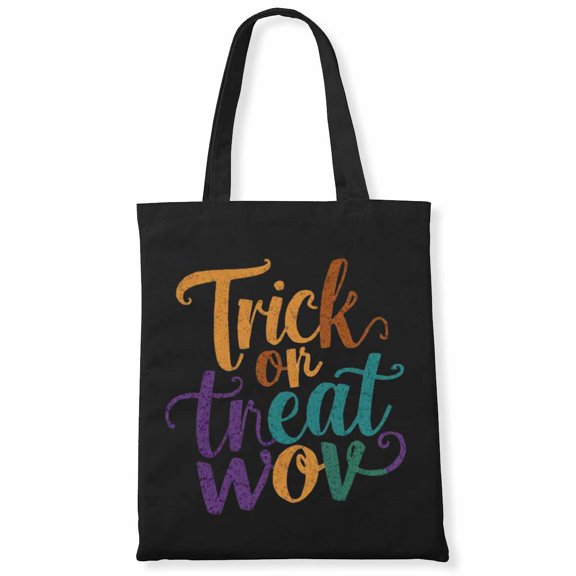 Funny X-Ray Trick or Treat Wow Canvas Bag Burger Fries Halloween Costume 3Pcs